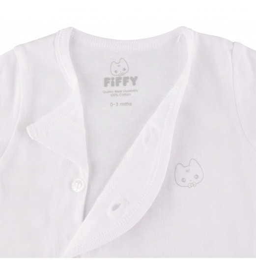 FIFFY ANTIBACTERIAL LONG SLEEVE VEST SUIT WITH MITTEN CUFF