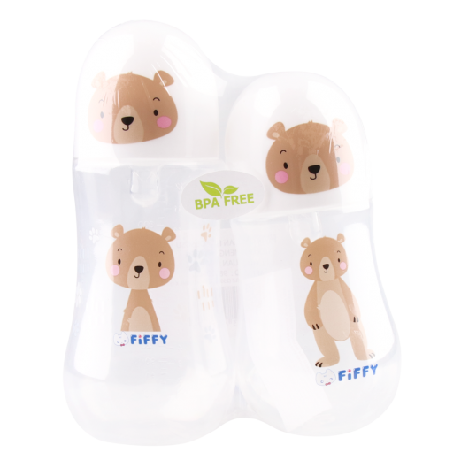 FIFFY PP WIDE NECK BOTTLE 250ML + 360ML