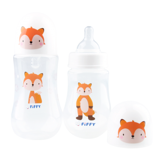 FIFFY PP WIDE NECK BOTTLE 250ML + 360ML