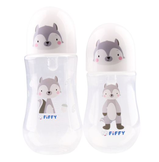 FIFFY PP WIDE NECK BOTTLE 250ML + 360ML