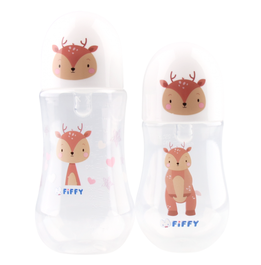 FIFFY PP WIDE NECK BOTTLE 250ML + 360ML