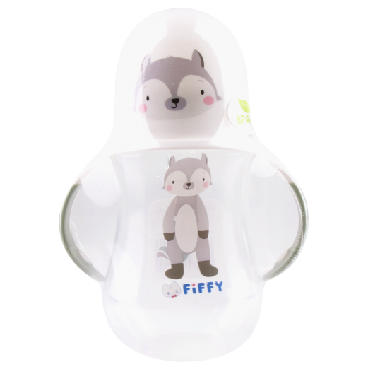 FIFFY PP WIDE NECK BOTTLE 250ML + HANDLE