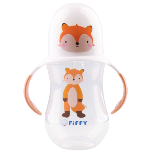 FIFFY PP WIDE NECK BOTTLE 250ML + HANDLE