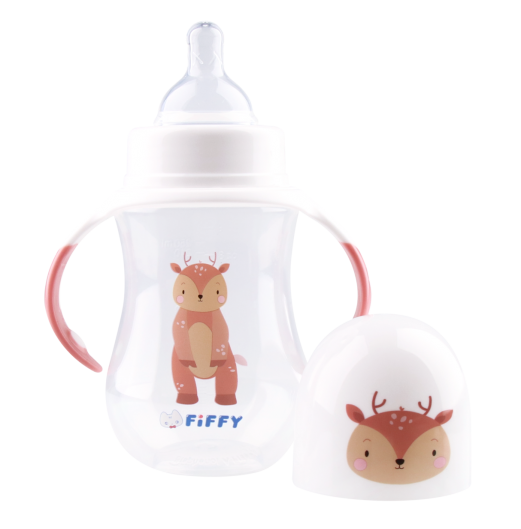 FIFFY PP WIDE NECK BOTTLE 250ML + HANDLE