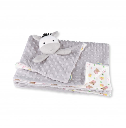 FIFFY ANIMAL COLLECTION SOFT TOYS BLANKET BOX