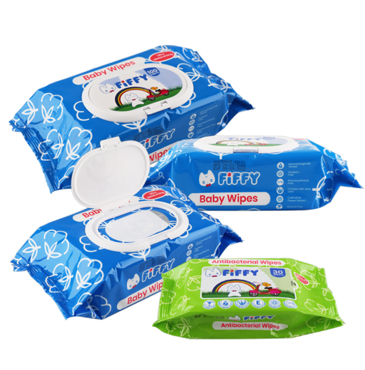 FIFFY BABY CALENDULA WIPES (100 SHEETS X 3 + 30 SHEETS) 98-140