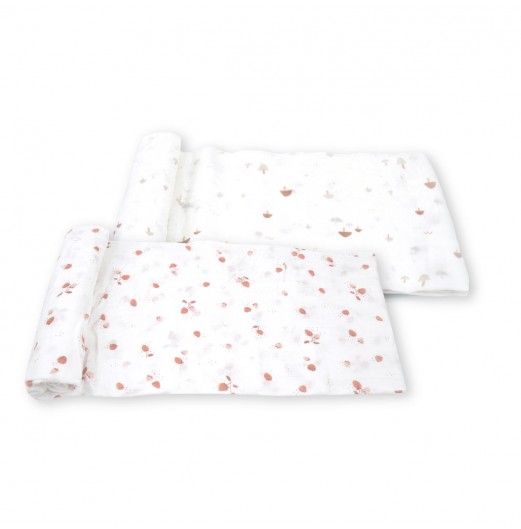 FIFFY SOFT & VENTILATED BABY SWADDLE (2PCS / PACK) 98-282