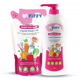 FIFFY BABY LIQUID CLEANSER VALUE PACK MINT FLAVOR (750ML +600ML) 98-375