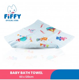 FIFFY BABY BATH TOWEL 60 X 120CM