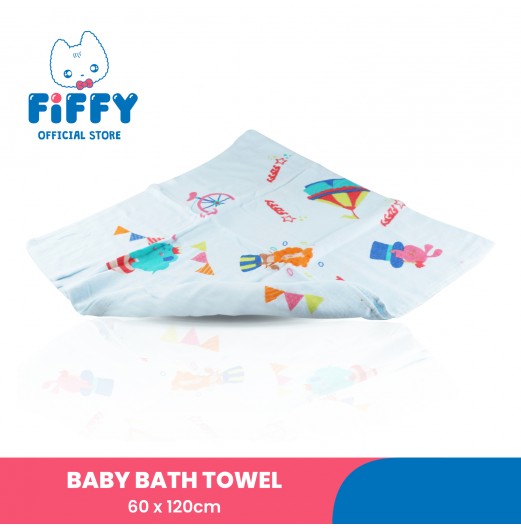 Towels - FIFFY BABY BATH TOWEL 60 X 120CM