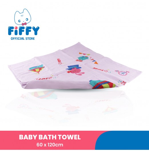 Towels - FIFFY BABY BATH TOWEL 60 X 120CM