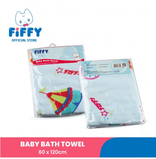 Towels - FIFFY BABY BATH TOWEL 60 X 120CM