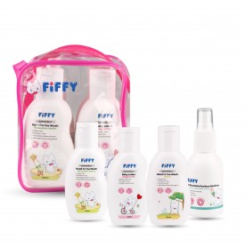 FIFFY SUPERFRUIT TRAVEL TOILETRIES SET (100ML X 4 PCS) 98-595