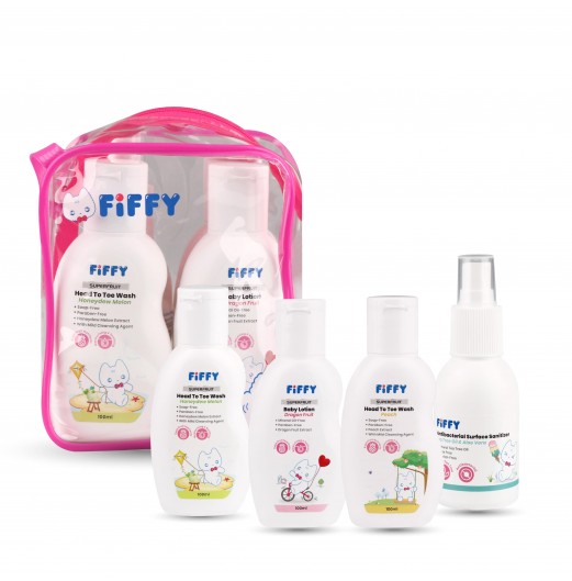 SHOP ALL - FIFFY SUPERFRUIT TRAVEL TOILETRIES SET (100ML X 4 PCS)