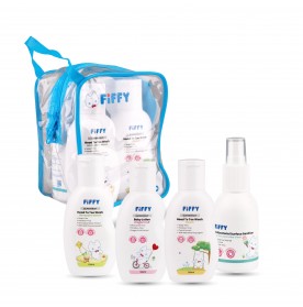 FIFFY SUPERFRUIT TRAVEL TOILETRIES SET (100ML X 4 PCS) 98-595