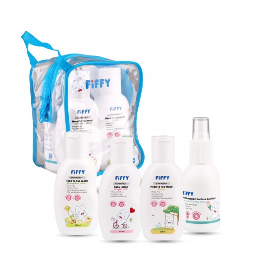 SHOP ALL - FIFFY SUPERFRUIT TRAVEL TOILETRIES SET (100ML X 4 PCS)