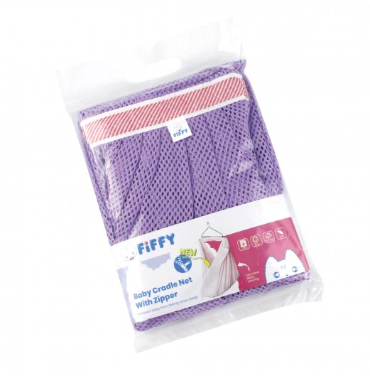 CRADLE & CRIB NET - FIFFY BABY CRADLE NET WITH ZIPPER