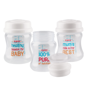 FIFFY BREAST MILK STORAGE BOTTLE 140ML X 3 (98-659)