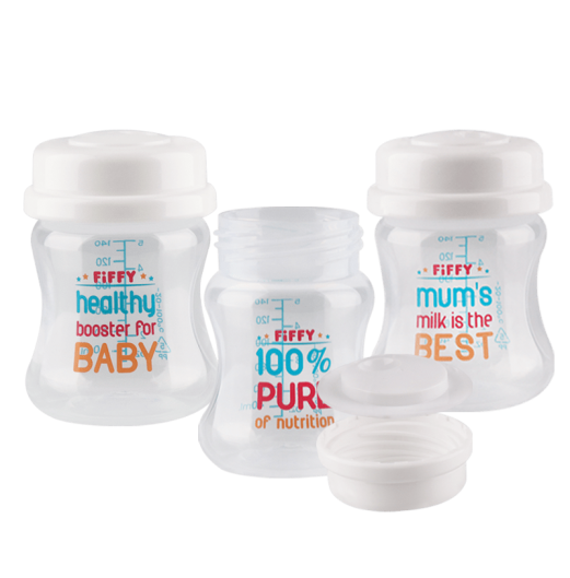 FIFFY BREAST MILK STORAGE BOTTLE 140ML X 3 (98-659)