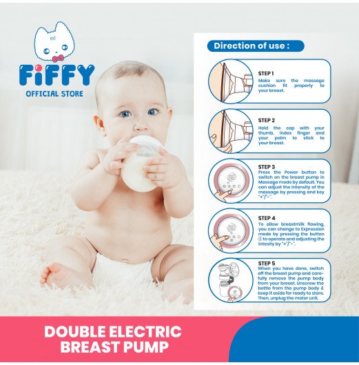 FIFFY DOUBLE ELECTRIC BREAST PUMP