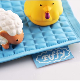 FIFFY AIR FILLED RUBBER COT SHEET (60CM X 90CM)