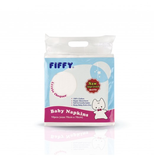 Accessories - FIFFY BABY NAPKINS (LITTLE CHEQUER)