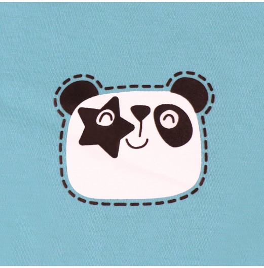 FIFFY SHINING STAR AND CUTELY PANDA 2 IN 1 BOY PYJAMAS SET