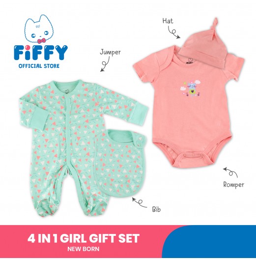 FIFFY CUTE SHAPES 4 IN 1 GIRL GIFT SET