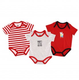 FIFFY DADDY AND SON 3 IN 1 BOY ROMPER SET