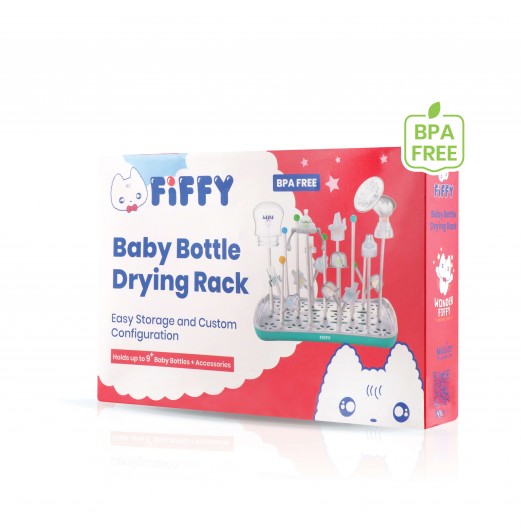 FIFFY BOTTLE DRYING RACK WITH DETACHABLE STANDS