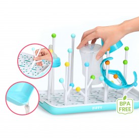 FIFFY BOTTLE DRYING RACK WITH DETACHABLE STANDS