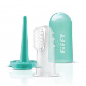 FIFFY BABY SILICONE TOOTHBRUSH WITH HYGIENIC CASE (18274)