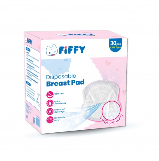 FIFFY ULTRA THIN HONEYCOMB DISPOSABLE BREASTPAD (98-026)