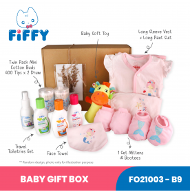 FIFFY NEWBORN MERMAID COLOURFUL GIFT BOX - FO21003B9