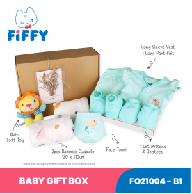 FIFFY NEWBORN MERMAID SOFT & WARM GIFT BOX - FO21004B1