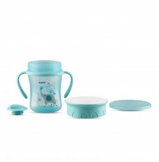 Training Cups - FIFFY 360 TRAINING SQUARE SHAPE CUP 250ML