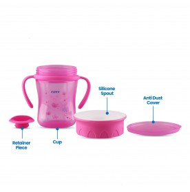 FIFFY 360 TRAINING SQUARE SHAPE CUP 250ML