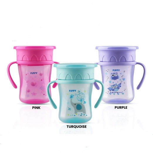 Training Cups - FIFFY 360 TRAINING SQUARE SHAPE CUP 250ML