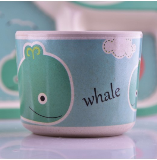 FIFFY BABY BAMBOO FEEDING SET - WHALE