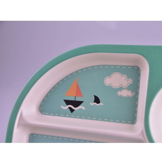 FIFFY BABY BAMBOO FEEDING SET - WHALE