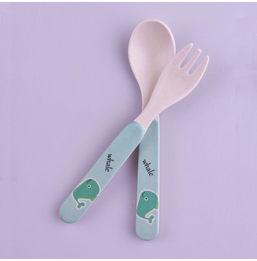 FIFFY BABY BAMBOO FEEDING SET - WHALE