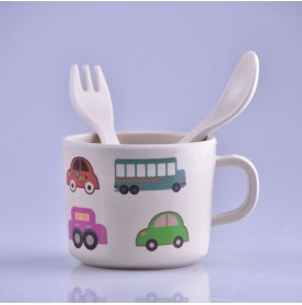 FIFFY BABY BAMBOO FEEDING SET - CAR