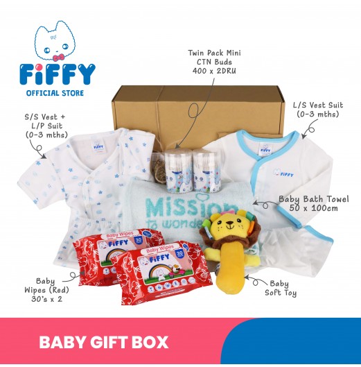 FIFFY NEWBORN HELLO BABY GIFT BOX