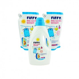 FIFFY BABY LAUNDRY DETERGENT VALUE PACK (1 BTL + 2 REFILLS)