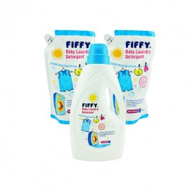 FIFFY BABY LAUNDRY DETERGENT VALUE PACK (1 BTL + 2 REFILLS)