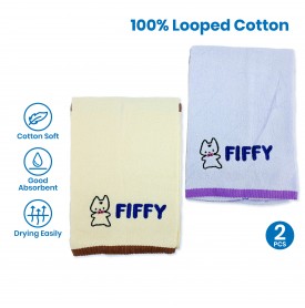 FIFFY BABY BATH TOWEL (2 PCS / PACK)