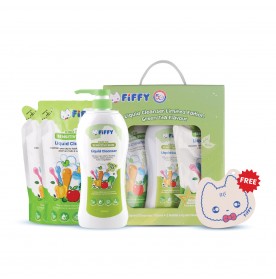 FIFFY LIQUID CLEANSER 50TH ANN COMBO - GREEN TEA