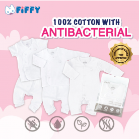 FIFFY ANTIBACTERIAL PREMATURE LONG SLEEVE VEST + LEGGY SUIT