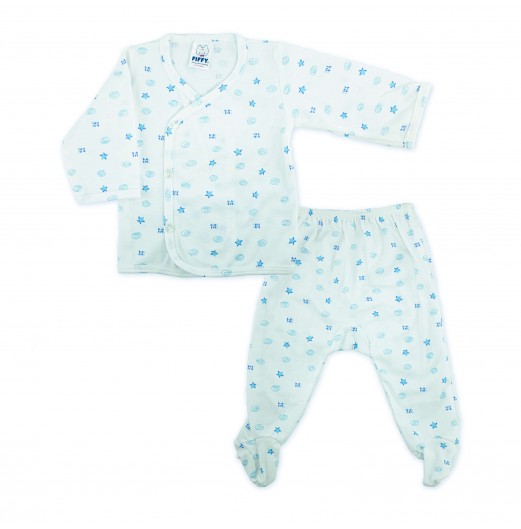 FIFFY BABY STARRY LONG SLEEVE VEST + LEGGY