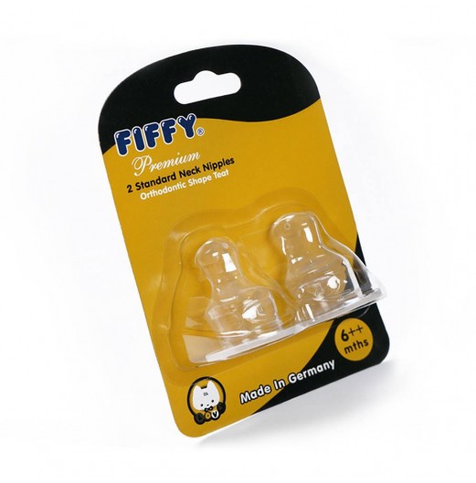 Teats & Nipples - FIFFY SILICONE TEATS WITH ANTI-COLIC VENT